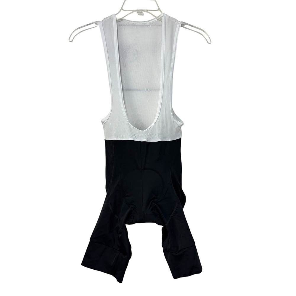 NeoPro Unisex Cycling Bib Shorts Black/White Padded Chamois Size XS Unisex